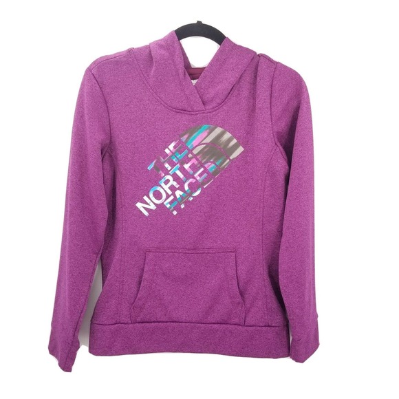 The northface fave celestial pullover hoodie womens size small purple graphic - Picture 1 of 11
